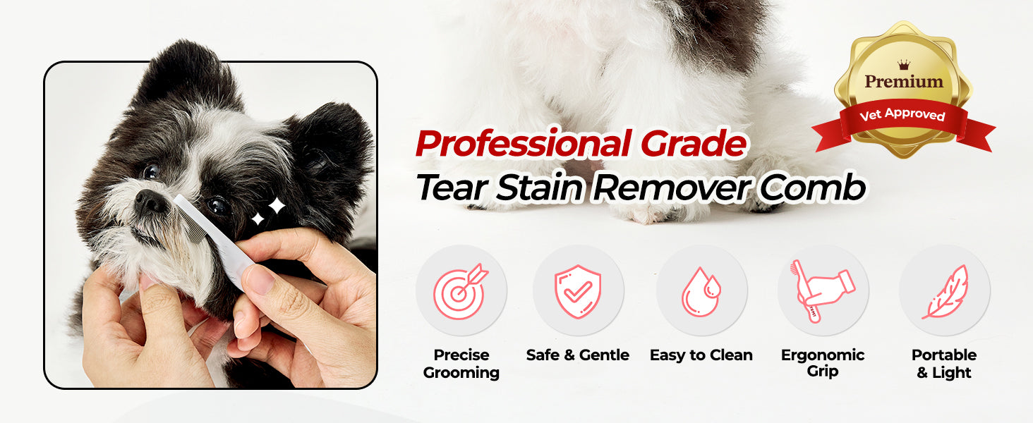 JAYU PET Facial Grooming Comb features