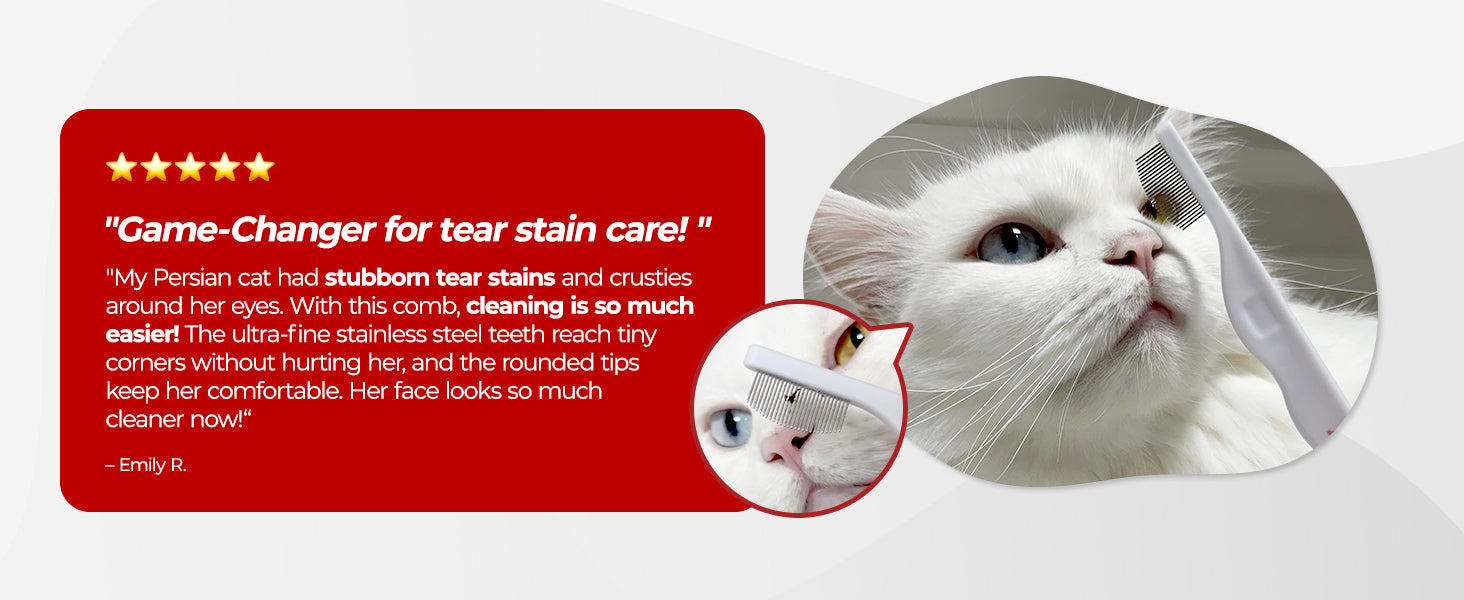 JAYU PET Facial Grooming Comb customer review