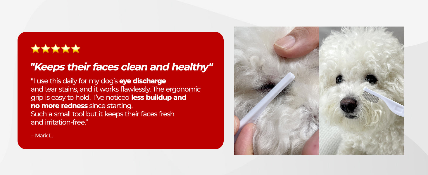 JAYU PET Facial Grooming Comb customer review