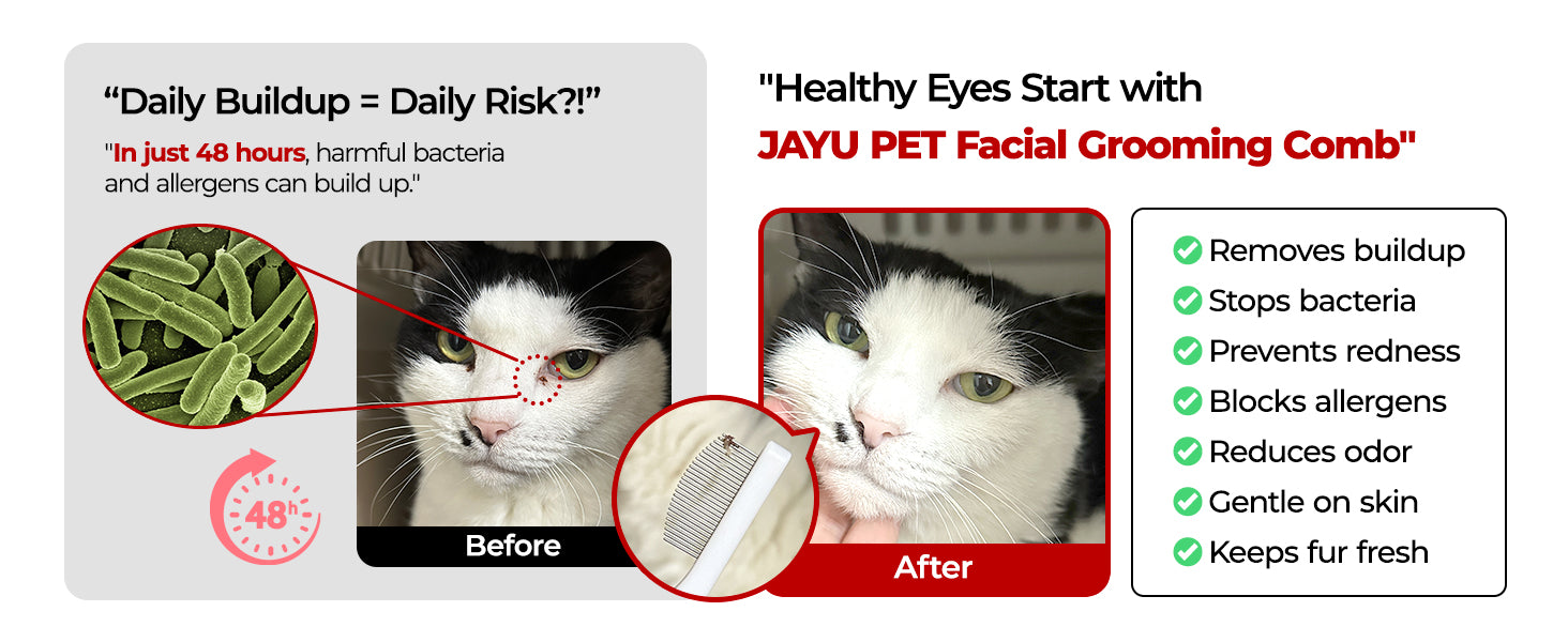 JAYU PET Facial Grooming Comb premium content