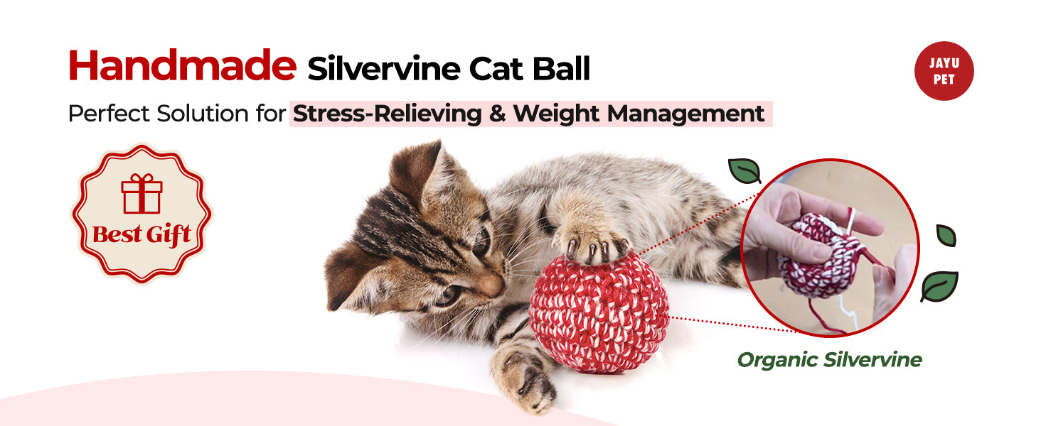 JAYU PET Red Cat Ball premium content