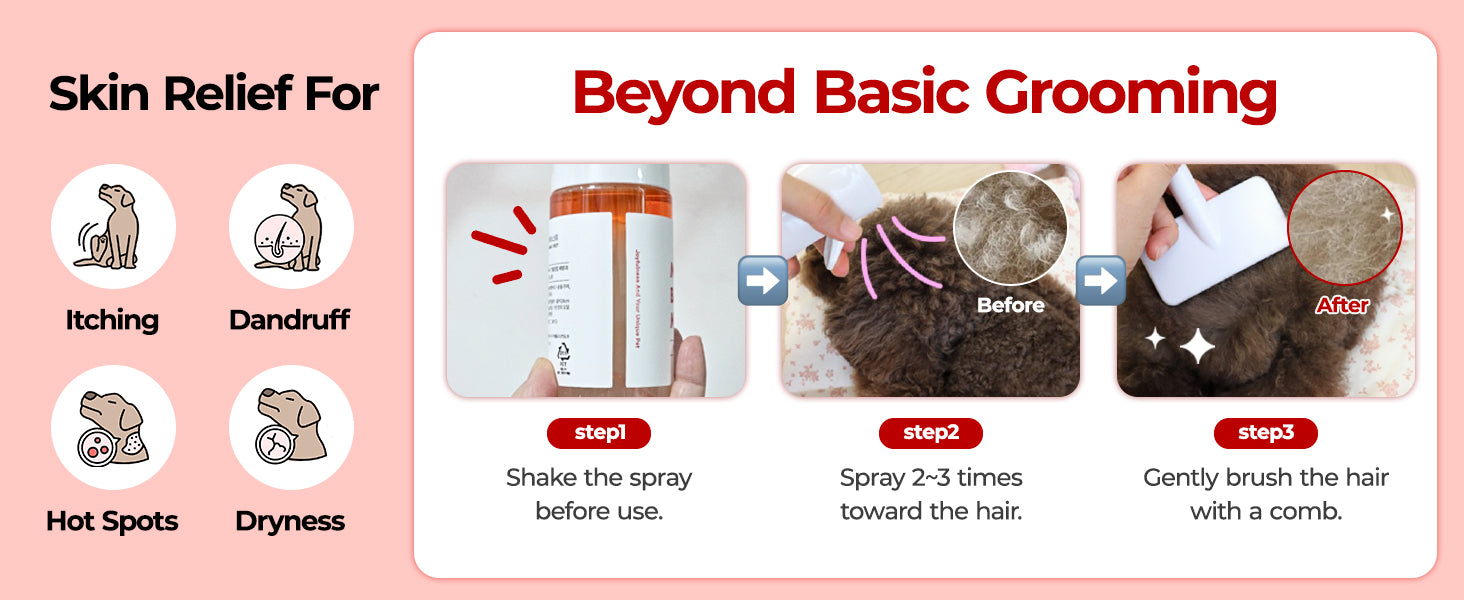 JAYU PET Magic Brushing Spray premium content