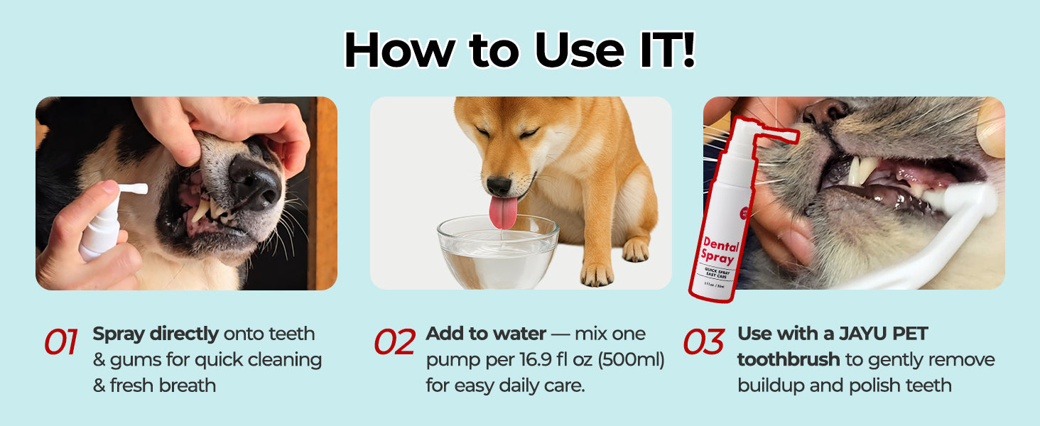 JAYU PET Dental Spray premium content
