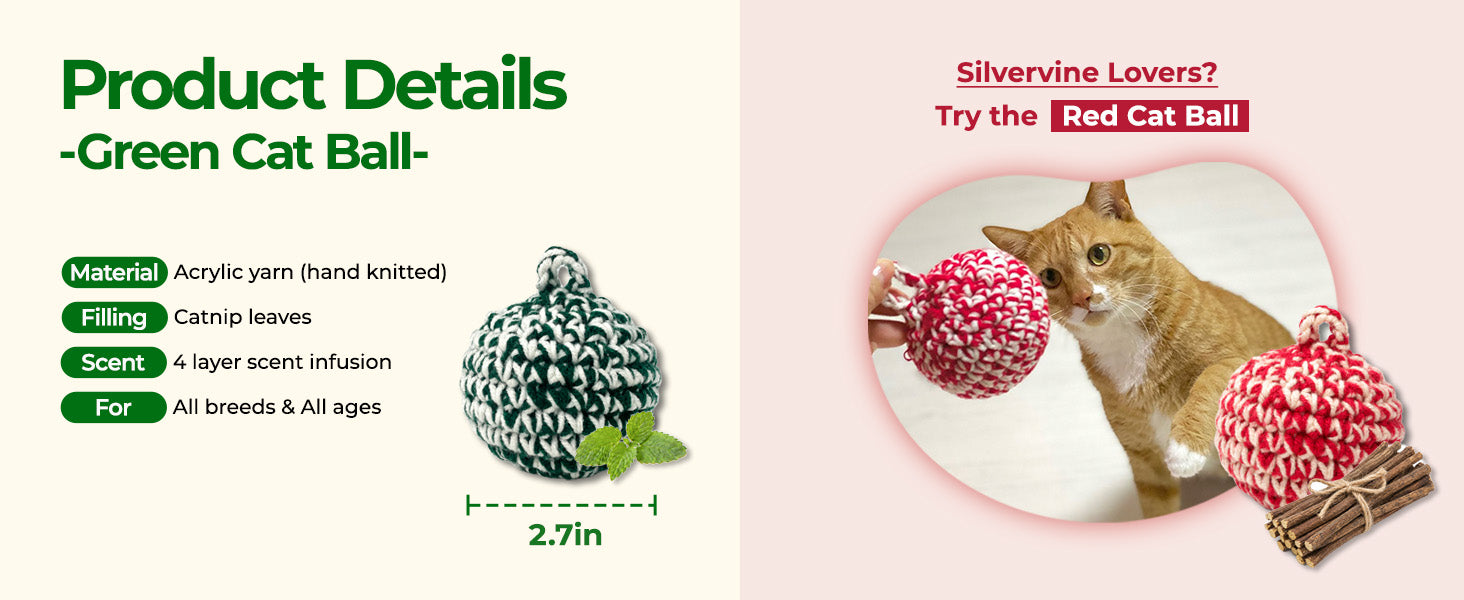 Green Cat Ball product details