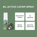 Cat Holic Ball and Spray – Silvervine Cat Toy & Catnip Spray - JAYU PET