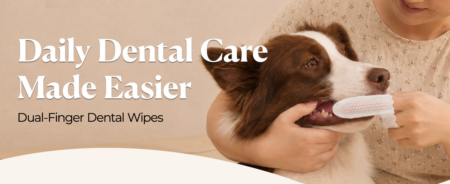 JAYU PET Dental Finger Wipes Unscent premium content