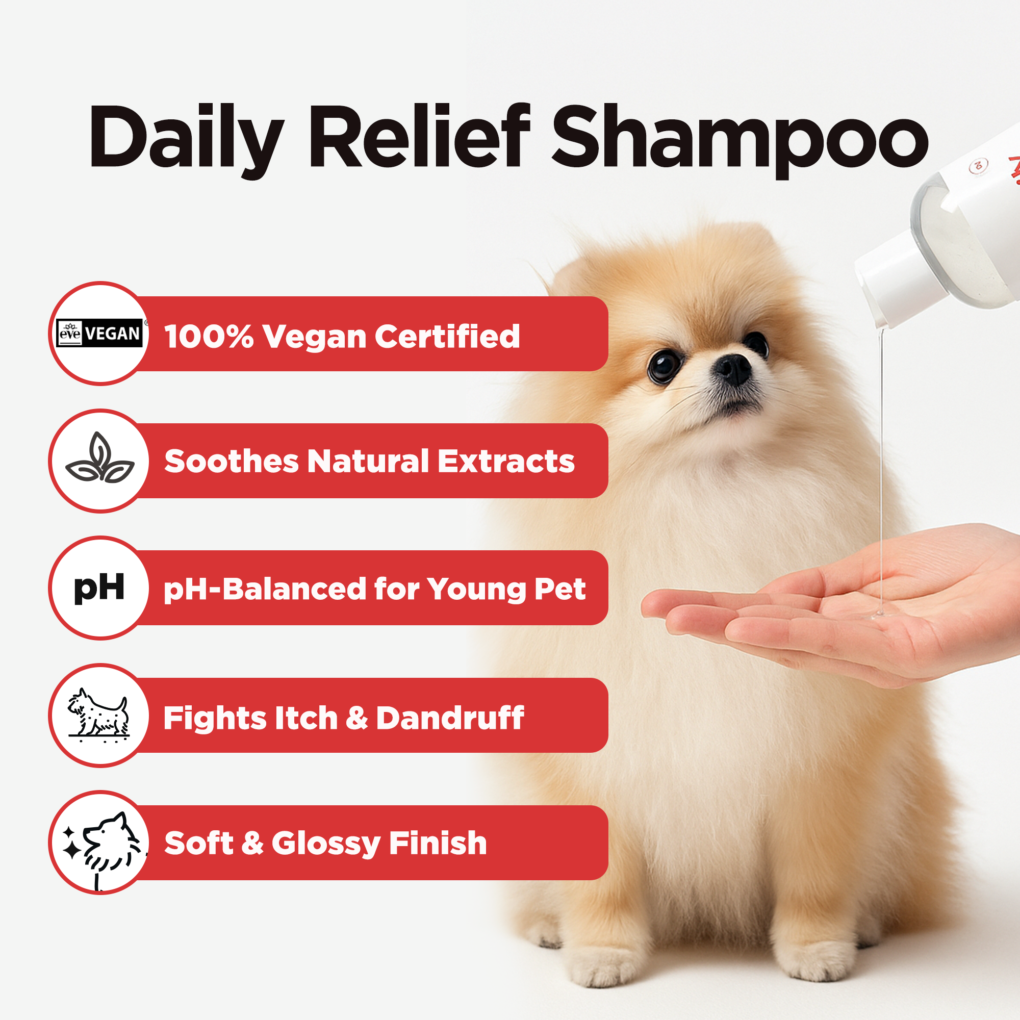 Daily Relief Shampoo – Hypoallergenic Vegan Shampoo - JAYU PET