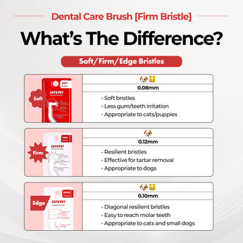 Dental Care Brush(Firm Bristles) – Toothbrush for Removing Tartar - JAYU PET