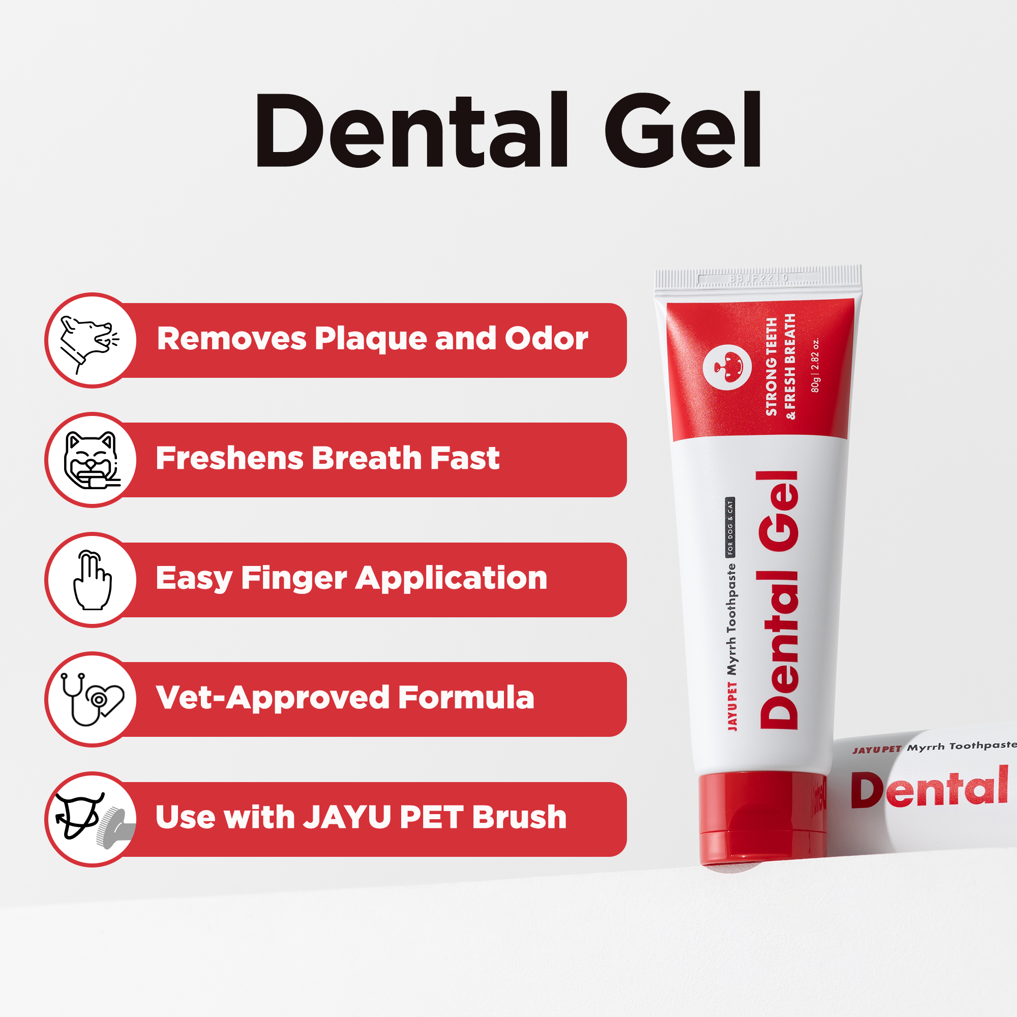 Dental Gel – Lick-Safe Toothpaste for Fresh Breath - JAYU PET