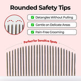 Facial Grooming Comb – Tear Stain & Eye Cleaning Brush for Dogs & Cats - JAYU PET