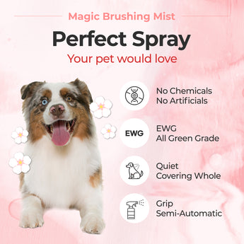 Magic Brushing Mist – Detangling & Deodorizing Leave-in Spray - JAYU PET