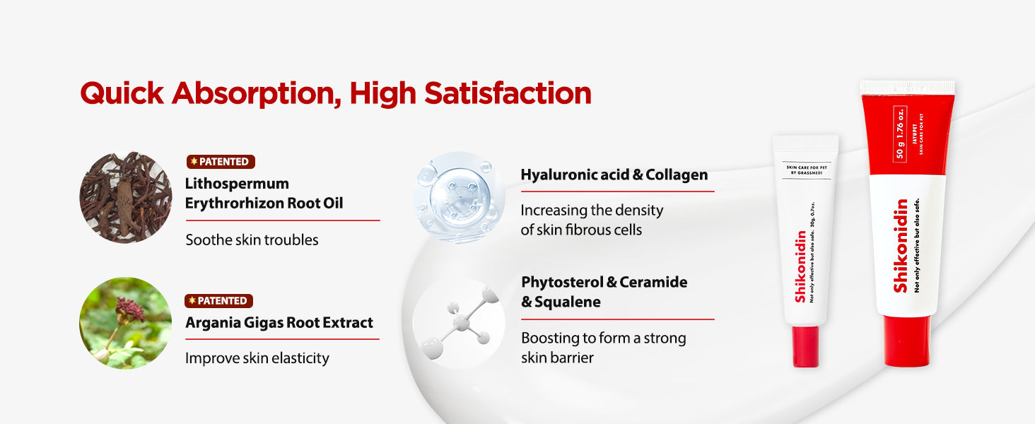 JAYU PET Shikonidin key ingredients