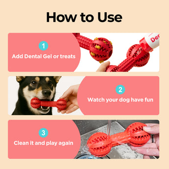 Toothbrush Chew Toy – Durable Dental Toy for Small & Medium Dogs - JAYU PET